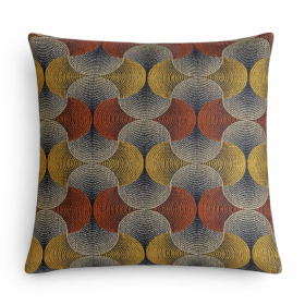 2x Lux Comfort Cushion Cover - Urban Swirl- 45x45cm