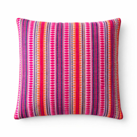 2x Lux Comfort Cushion Cover - Neon Stripes- 45x45cm