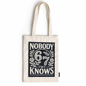 5x Iconic Toni Tote Bag - Nobody Knows 67 (42x30cm) - Natural 10oz