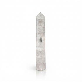 Gemstone Six Face Obelisk Point approx 17cm - Rock Crystal