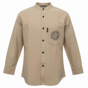XLarge - Nomad Sari Kathmandu Shirt - Stone