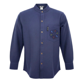 XLarge - Nomad Sari Kathmandu Shirt - Indigo