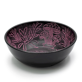 Aluminum Singing Bowl - Magic Mushroom - Pink (20cm)