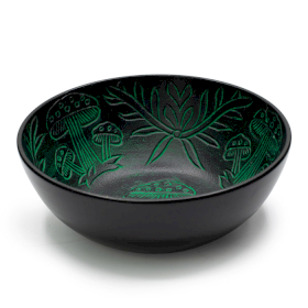 Aluminum Singing Bowl - Magic Mushroom - Green (20cm)