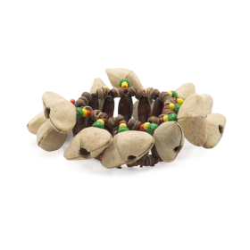 Kenari Shell Hand Shaker - Rattle Bracelet (15 Shells)
