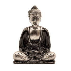 Black & Grey Buddha - Medium