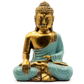 Teal & Gold Buddha - Large