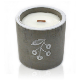 3x Med Concrete Soy Candle - Berries - Juniper & Sweet Gin