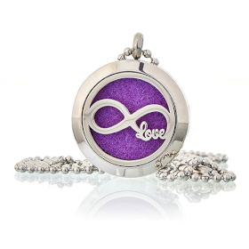 Aromatherapy Jewellery Necklace - Infinity Love 25mm