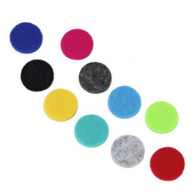 10x Aromatherapy Jewellery - Spare Pack of 12mm Pads -fits 20mm pendants