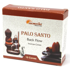 12x Aromatica Backflow Incense Cones - Palo Santo