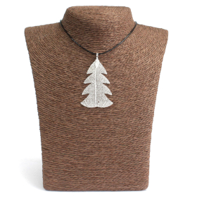 Necklace - Festive Fir - Silver