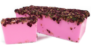 Rose & Rose Petals - Soap Loaf