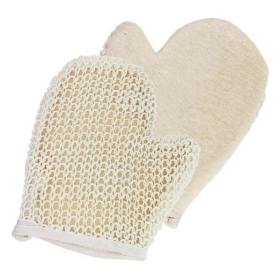 4x Extra Exfoliating Jute Glove- Assorted