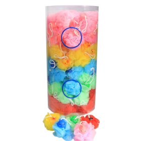 120x Squeaky Toy Scrunchies 5 asst (display tube) - 30gm