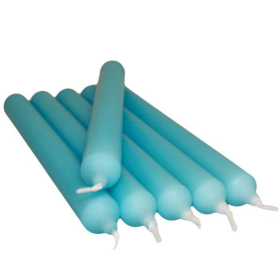 100x Bulk Dinner Candles - Turquoise