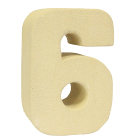 3x No.6 Sandstone Candle Holder