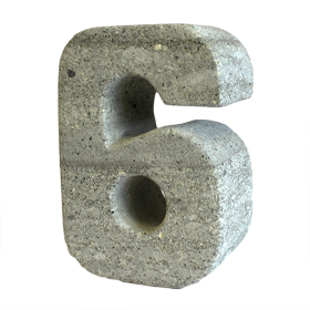 3x No.6 Granite Candle Holder