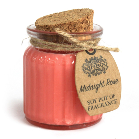 6x Midnight Rose Soy Pot of Fragrance Candles