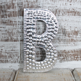 4x Sm Arty Aluminum Letters - B