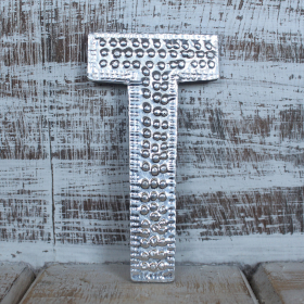 4x Sm Arty Aluminum Letters - T