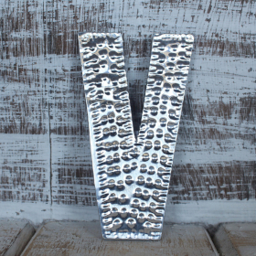 4x Sm Arty Aluminum Letters - V