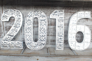 10x Lrg Arty Aluminum Letters - 1 Through 0