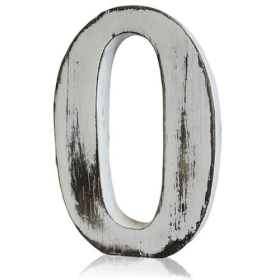 4x Shabby Chic Letters - O