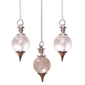 3x Sphere Pendulums - Rock Quartz