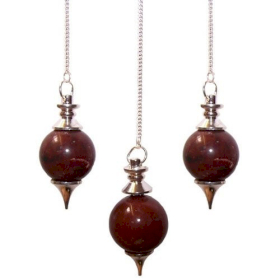 3x Sphere Pendulums - Red Jasper