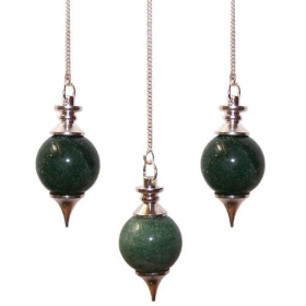 3x Sphere Pendulums - Green Aventurine