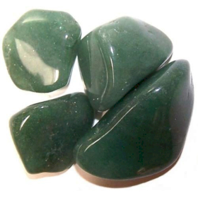 24x L Tumble Stones - Quartz Green L