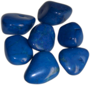 24x L Tumble Stones - Blue Howlite L