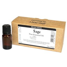 10x 10ml Sage Essential Oil Unbranded Label