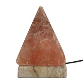 Quality USB Pyramid Salt Lamp - 9 cm (white light)
