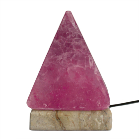 USB Pyramid Salt Lamp - 9 cm (multicolored light)