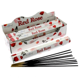 6x Stamford Red Rose Incense Sticks