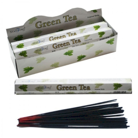 6x Stamford Green Tea Incense Sticks