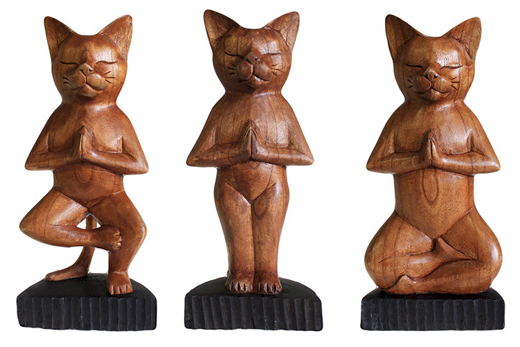 wooden yoga cats wholesale