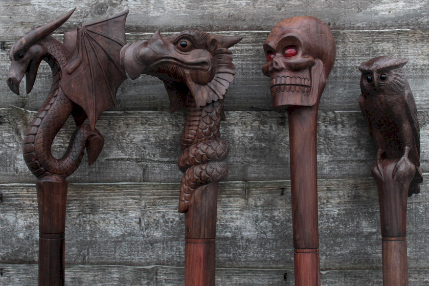 Wholesale Bali Wooden Walking Sticks