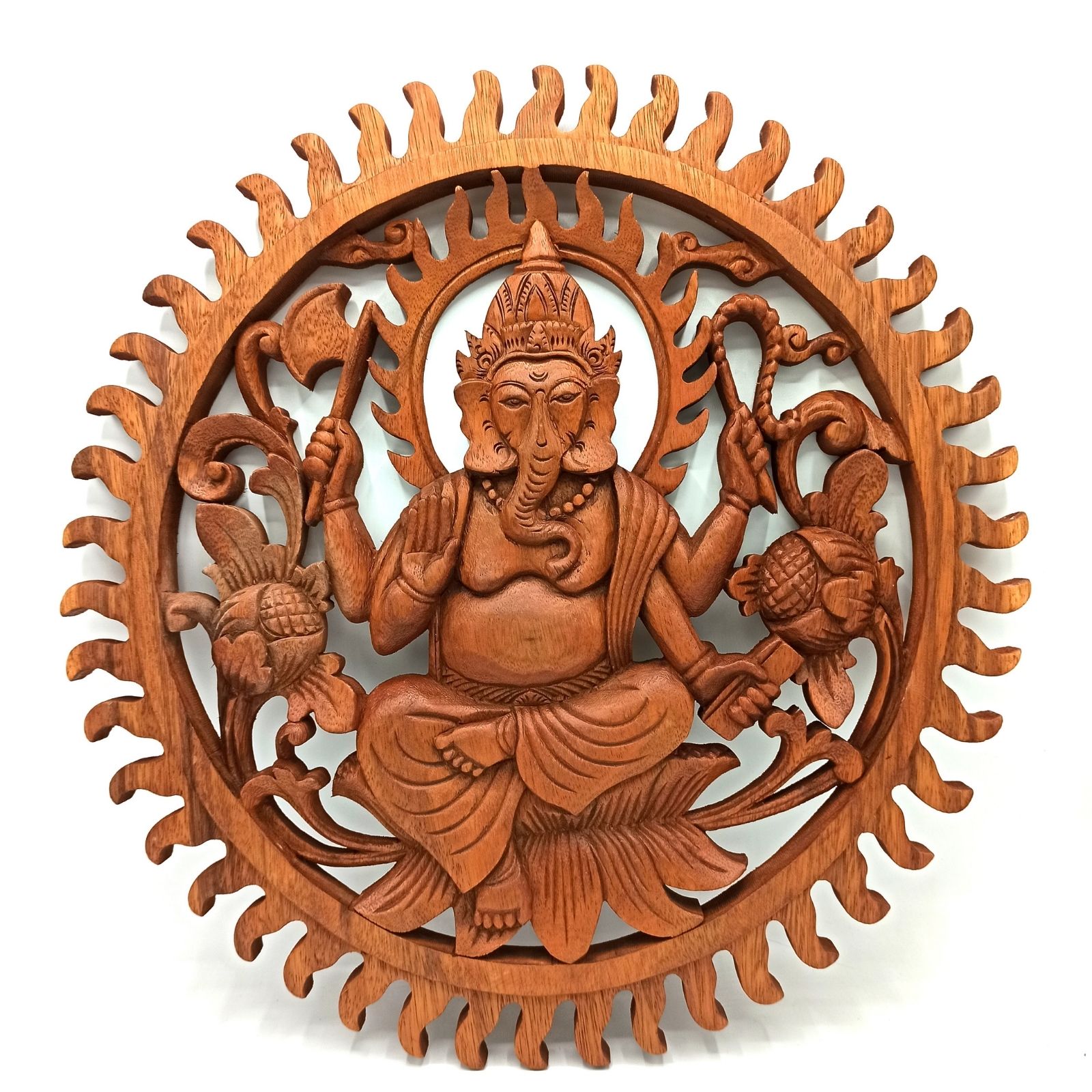 Ganesh Decorative Wooden Panel