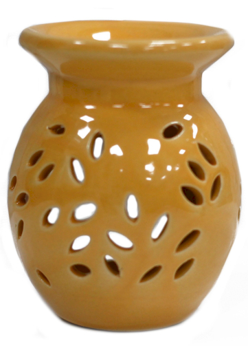 Candle Oil Burners with Floral Pattern