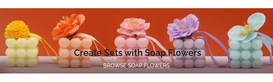 Wholesale Craft Soap Flowers