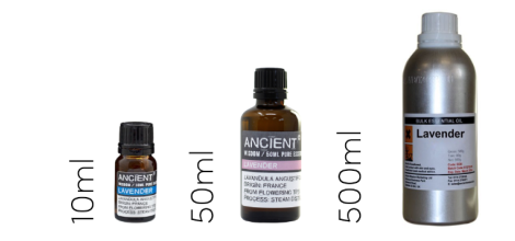 Wide range of Essential Oil quantities