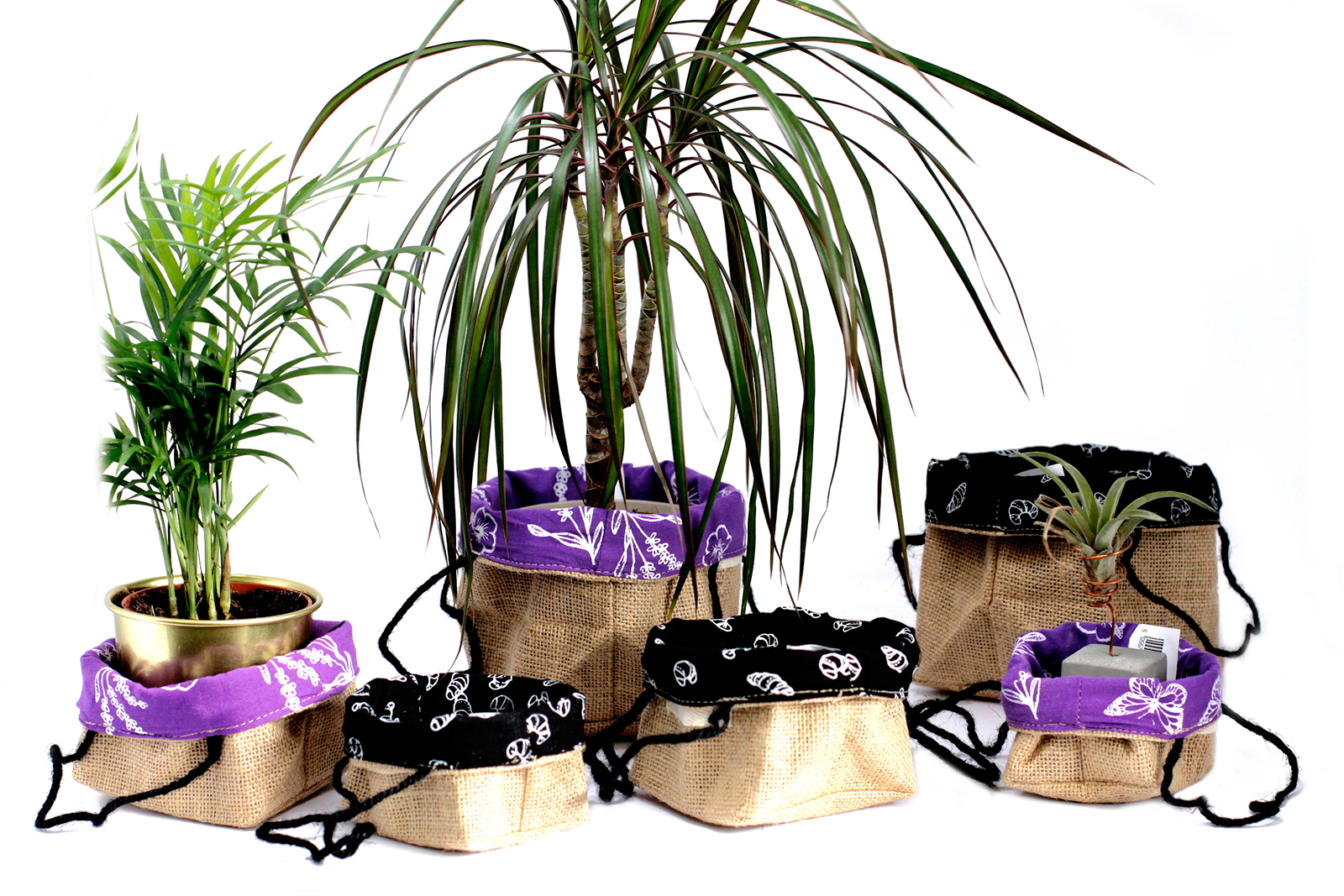 wholesale jute bags with cotton lining