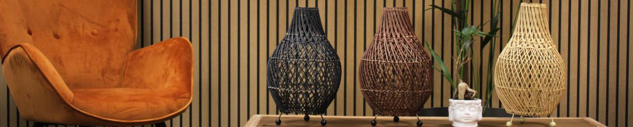 Rattan Table Lamps