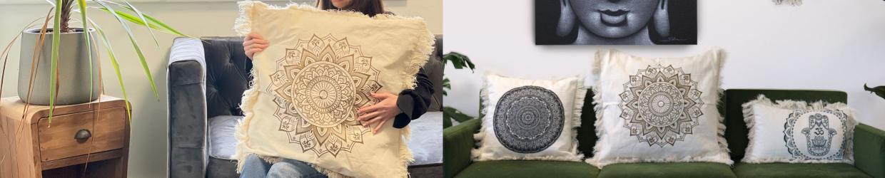 mandala cushion covers