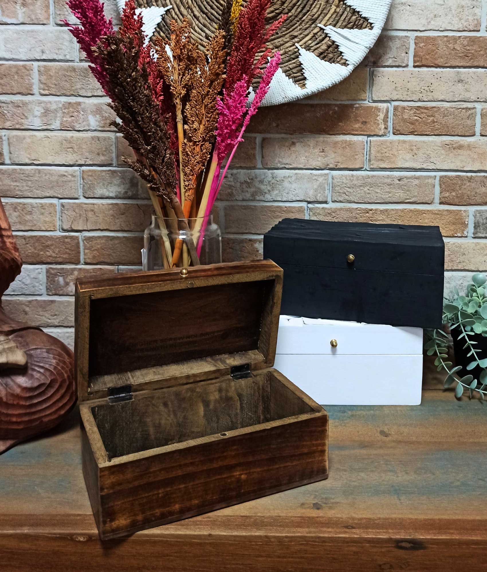 Vintage Decorative Wooden Storage Box