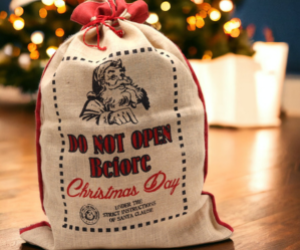 Jute Santa Sacks