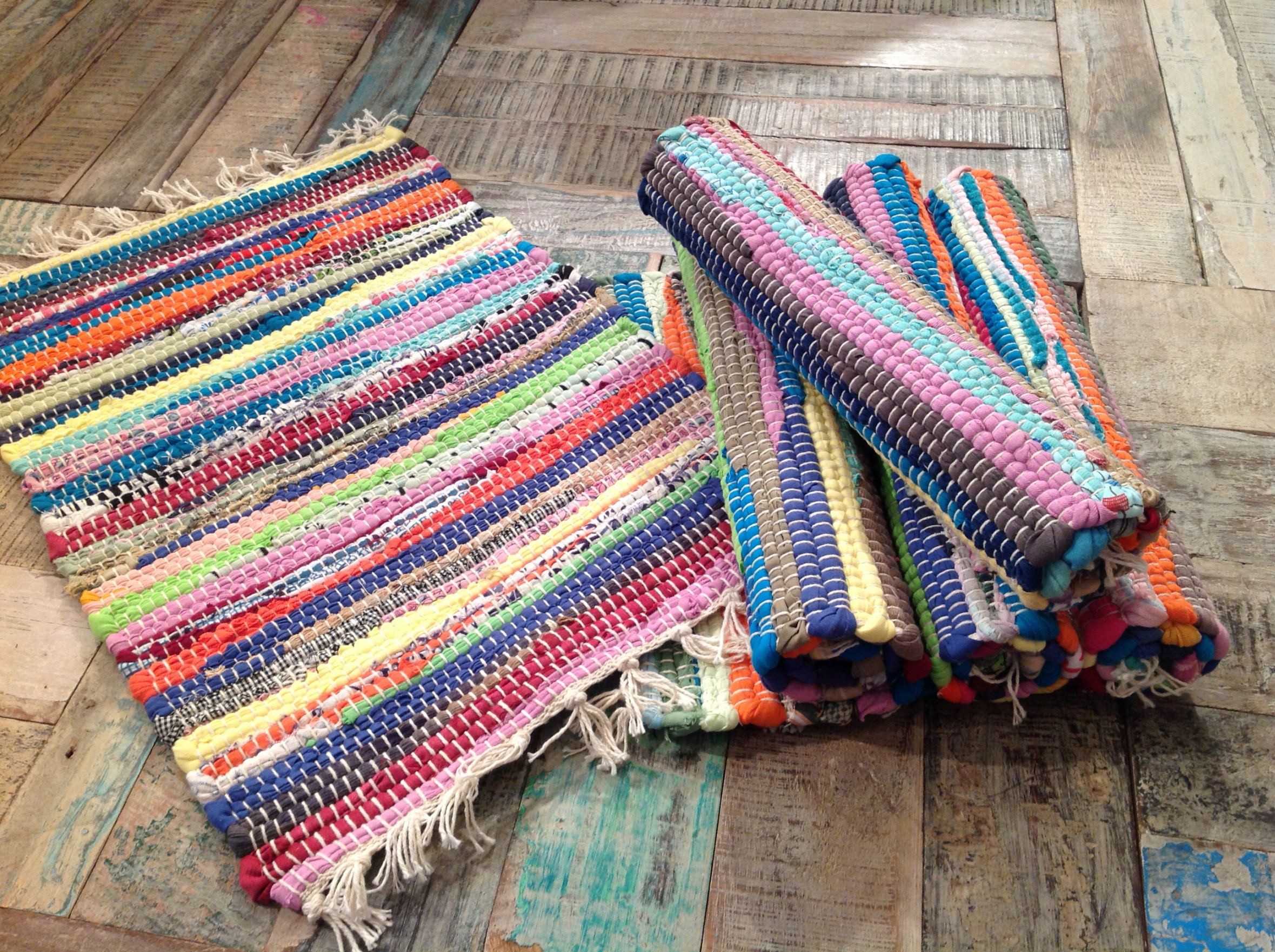 Recycled Indian Rag Rugs AWGifts Europe Wholesale Giftware and